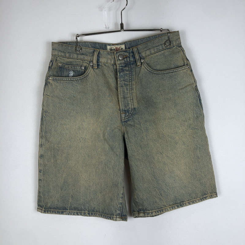 百貨店SALE 10%OFF~【中古品】【メンズ】 STUSSY ステューシー BIG OL\u0027 SHORT DENIM 112296 ビッグ OL 遊撃手 ジーンズ ボトムス 遊撃手ズボン下 二分の一ズボン下 153-260201-yy-18-fuz 大きさ：30 色合い：ビーチウォッシュ 未来永劫Net店