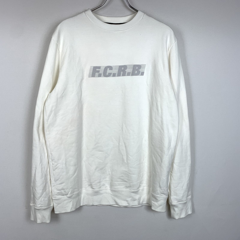 百貨店SALE 10%OFF~【中古品】【メンズ】 F.C.R.B. エフシーアールビー EFFECT LINE LOGO TEAM CREWNECK SWEAT FCRB-250080 効果 生産ライン ロゴタイプ 野球クラブ 労働者の一団のど首 汗水 トップス 調教師 142-260205-ko-13-fuz 大きさ：L 色合い：白いこと 未来永劫Net店