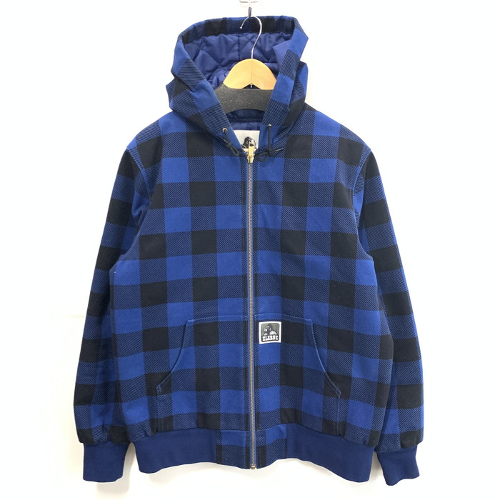 【中古品】【メンズ】 XLARGE エクストララージ ZIP HOODED JACKET ジャケット アウター ブランド 古着 142-260214-gm-23-fuz サイズ：L カラー：ブルー 万代Net店