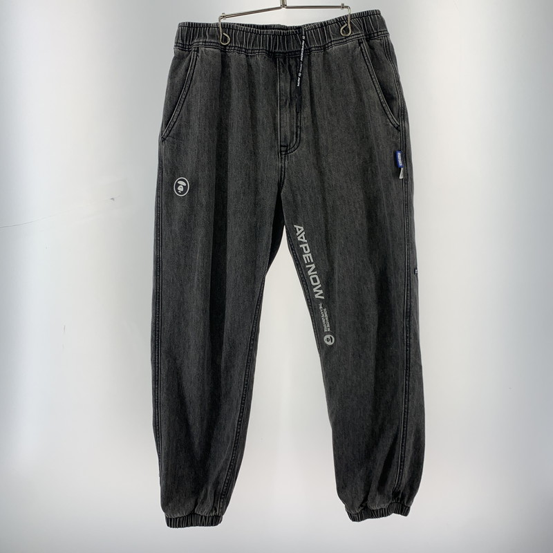【中古品】【メンズ】  AAPE NOW DENIM PANTS エイプ ナウ 153-260215-st-07-fuz 大きさ：S 色つや：スミクロ 生生世世Net店