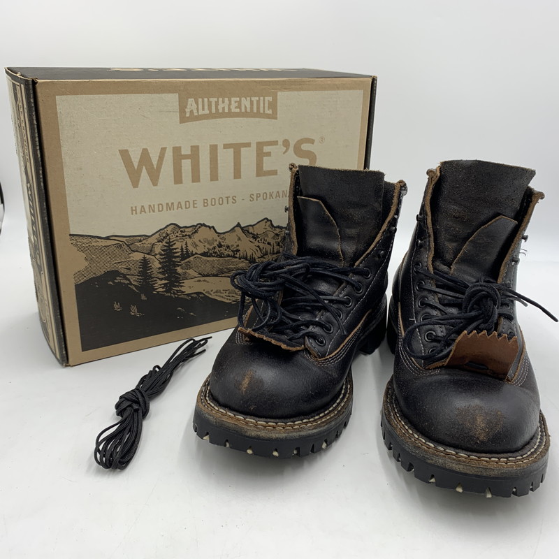 【中古品】【メンズ】  NORTH WEST HORWEEN BLACK WAX FLESH BOOTS 350NWLTT-V ノースウェスト ホーウィンブラック 蝋涙生新しい ブーツ 靴 164-260219-ko-09-fuzh 色合い：黒いこと 生生世世Net店