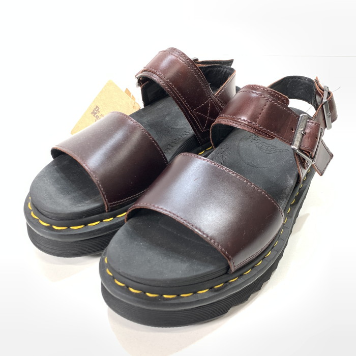 【中古品】【レディース】 Dr.Martens ドクターマーチン VOSS SANDAL サンダル レザー 167-260222-gm-38-fuz サイズ：UK5 カラー：ブラウン 万代Net店