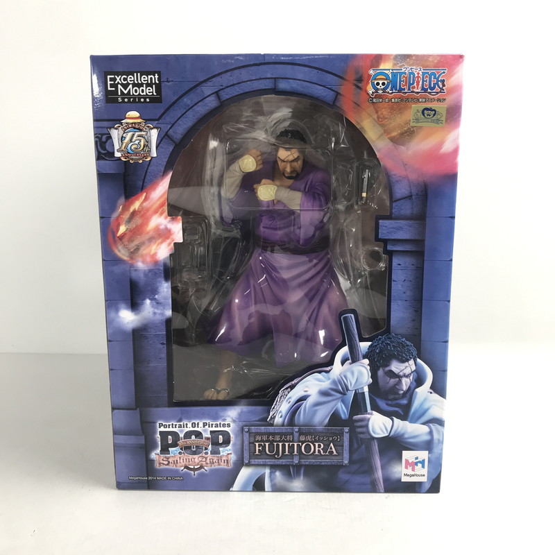 【中古品】 ワンピース P.O.P Sailing Again 海軍本部大将 藤虎 【イッショウ】 フィギュア 箱日焼けあり 047-260226-ky-01-fuzh 万代Net店
