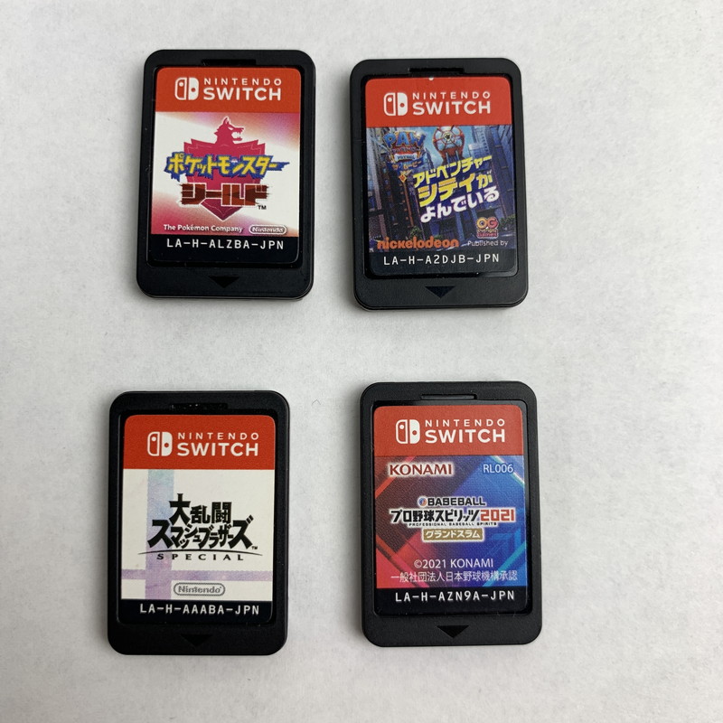 【中古品】 Nintendo Switch ニンテンドー スイッチ ソフト 4本 まとめ セット ポケモン スマブラ など 023-260227-mh-02-fuz 万代Net店
