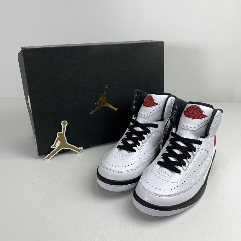 【中古美品】【レディース】  NIKE ナイキ DX2591-106 GS AIR JORDAN 2 RETRO OG \"CHICAGO\" エアジョーダン 2 レトロ シカゴ スニーカー 靴 166-260304-mh-03-fuz サイズ：23.5 カラー：ホワイト 万代Net店
