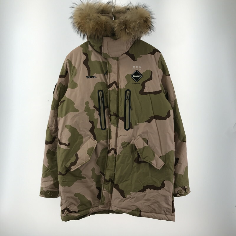 百貨店SALE 10%OFF~【中古品】【メンズ】  F.C.REAL BRISTOL エフシー レアル ブリストル FCRB - 167024 PADDED FIELD COAT 活動の領域 厚地の外套 上衣 アウター 古着 142-260309-mh-04-fuz 大きさ：S 色つや：合鴨フラ 生生世世Net店