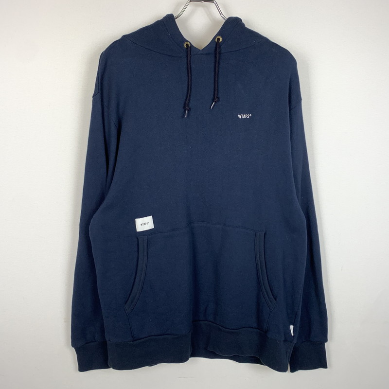 【中古品】【メンズ】 FLAT HOODED 211ATDT-CSM10 フラット フーディ トップス プルオーバーパーカー 142-260313-ko-03-fuzh サイズ:2 カラー:ネイビー 万代Net店|万代Net店