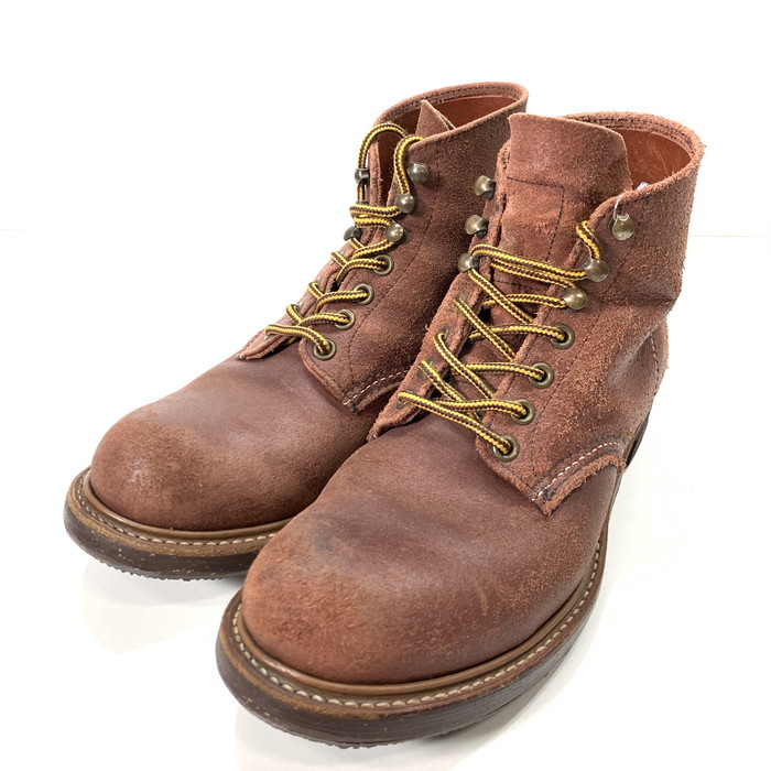 【中古品】【メンズ】 RED WING レッドウィング USA製 8016 ブラックスミス レザーブーツ シューズ 靴 164-260328-gm-01-fuz サイズ:25.5cm カラー:ブラウン 万代Net店