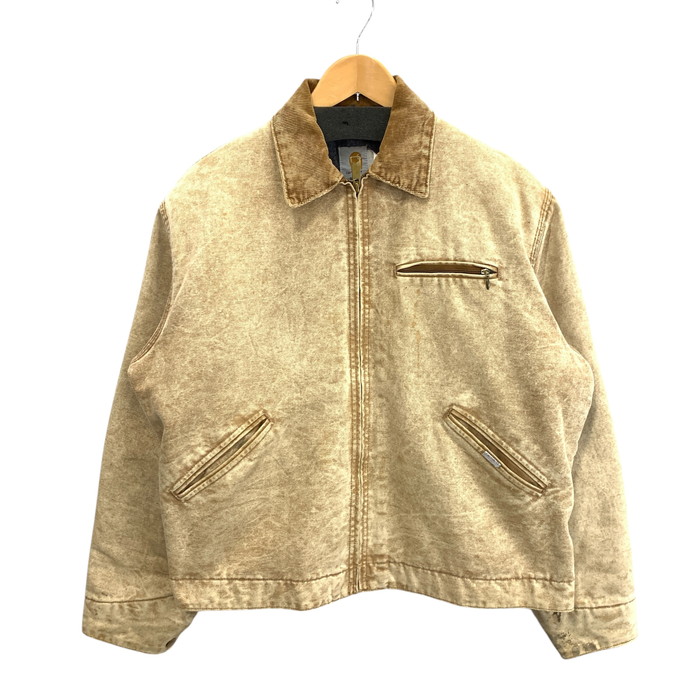 【中古品】【メンズ】 Carhartt カーハート DETROIT JACKET デトロイトジャケット アウター ブランケットライナー ブランド 古着 145-260329-gm-15-fuz サイズ：不明 カラー：ベージュ 万代Net店
