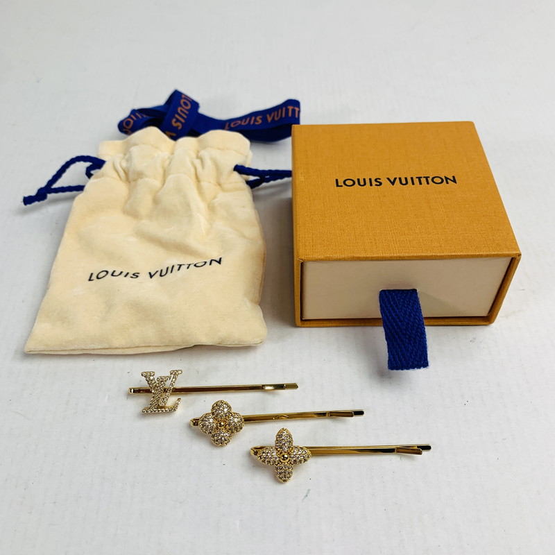 楽天市場】新品同様 ルイヴィトン ヘアピン 3本セット LV
