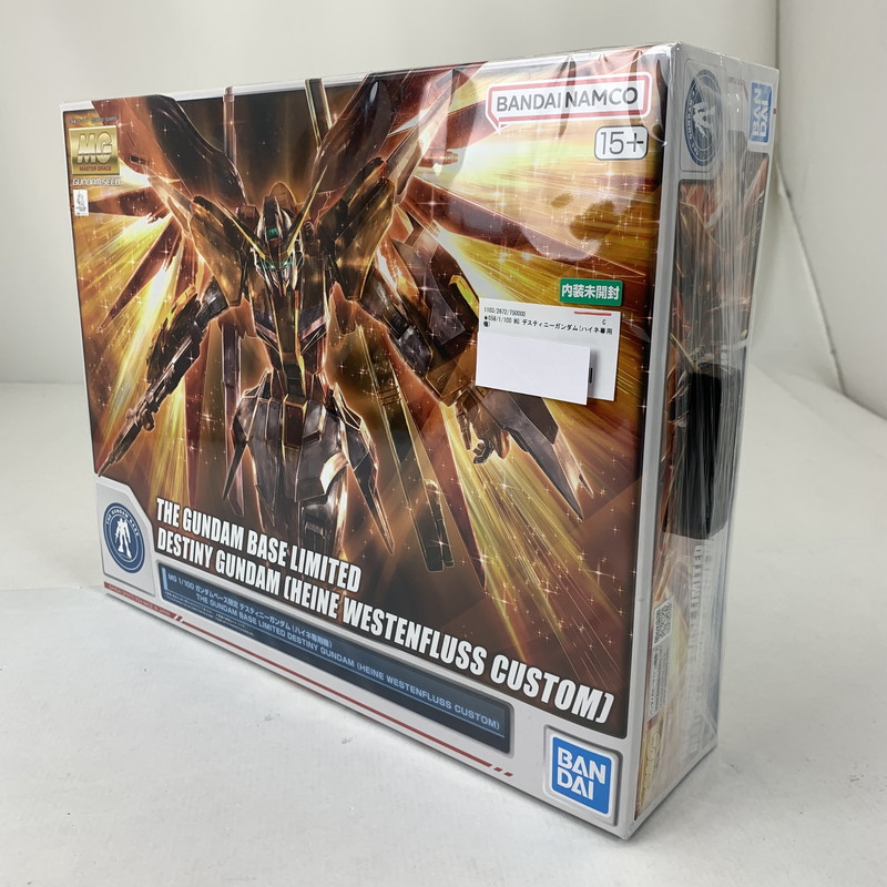 【中古美品】 内装未開封 1/100 MG デスティニーガンダム(ハイネ専用機) プラモ プラモデル 058-260402-io-39-fuzh 万代Net店