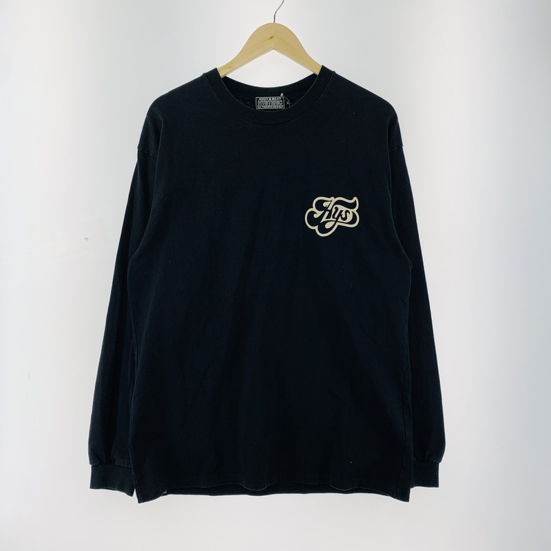 【中古品】【メンズ】 HYSTERIC GLAMOUR ヒステリックグラマー 02233CL09 長袖 Tシャツ ロンT トップス 古着 140-260402-mh-06-fuzh サイズ：L カラー：ブラック 万代Net店
