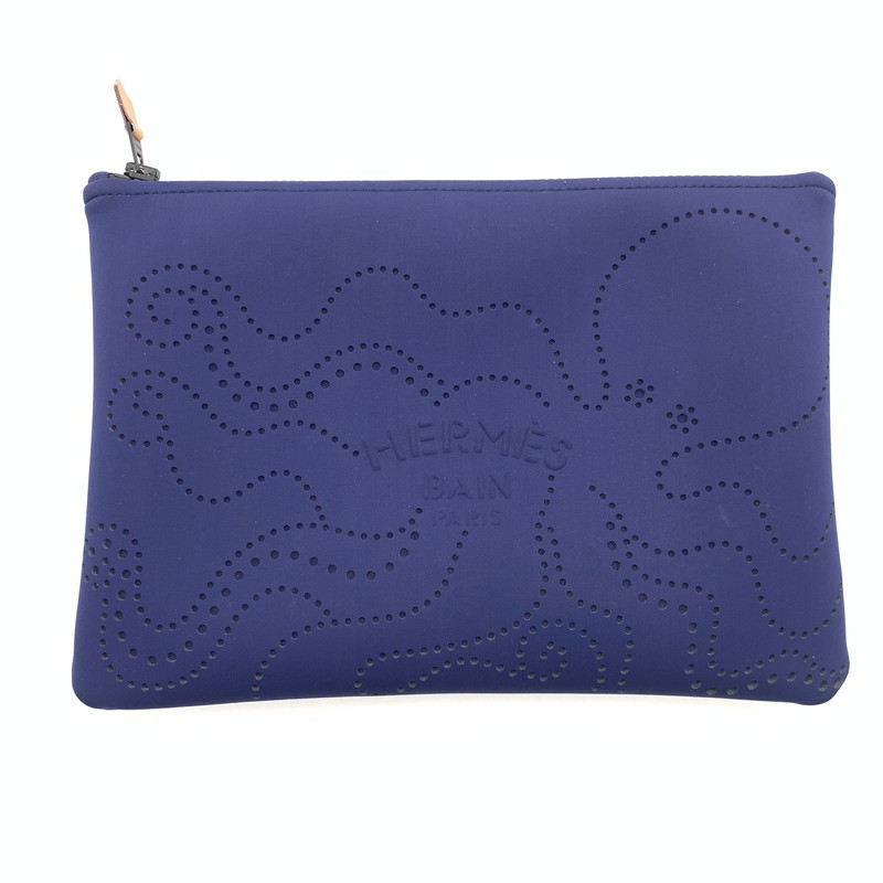 【中古品】【メンズ/レディース】 HERMES エルメス ネオヴァン クラッチペダル 御徒面子 MM オクトパス ブランド名 嚢 180-260418-gm-13-fuz 色つや：米国海軍 生生世世Net店