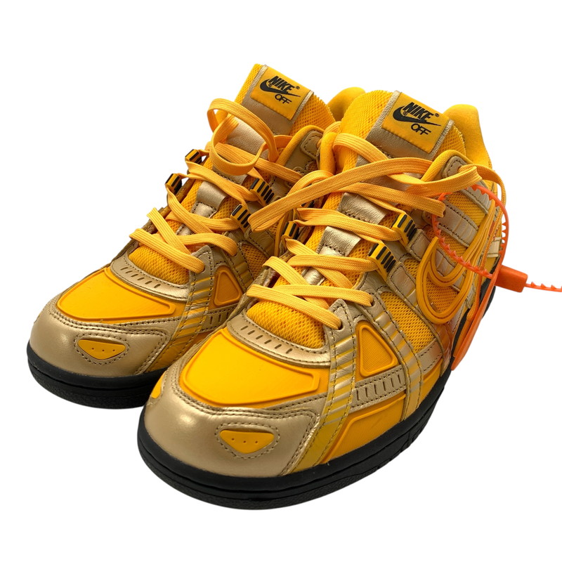 【中古品】【メンズ】  NIKE×OFF-WHITE ナイキ×象牙色 CU6015-700 AIR RUBBER DUNK エアラバーダンク スニーカー シューズ 靴 160-260506-gm-13-fuz 大きさ：28.5糎 色合い：黄色 未来永劫Net店