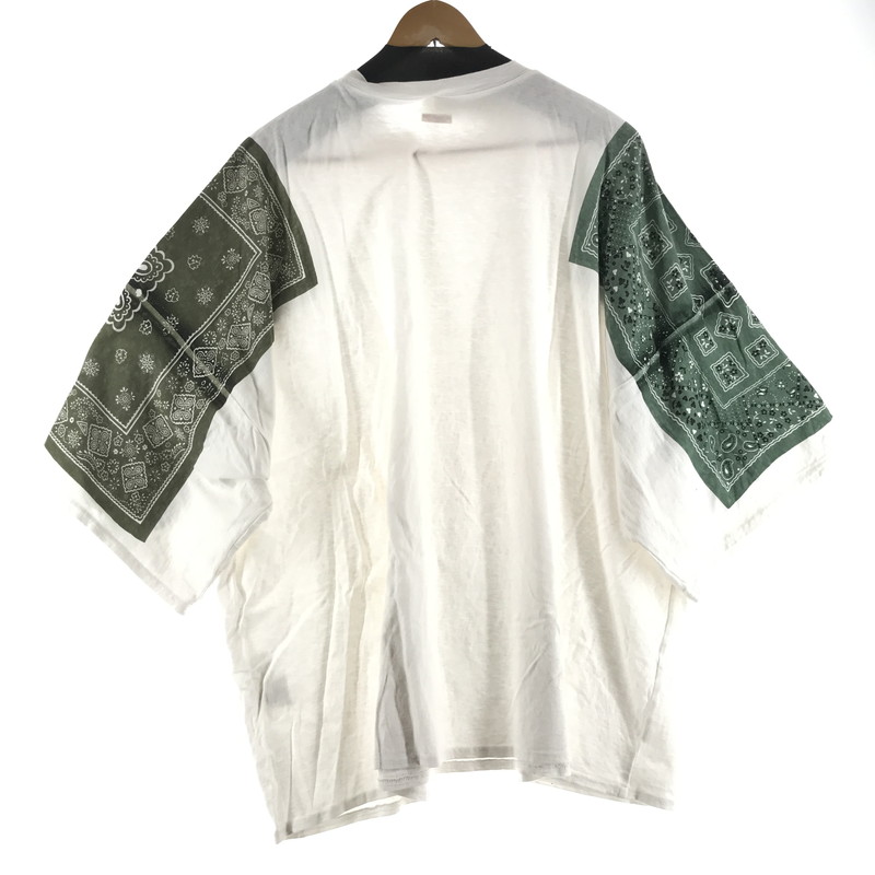 【中古品】【メンズ】 KAPITAL キャピタル バンダナHUGE Tシャツ WHITE SIZE:3 汚れあり 145-260617-io-06-fuzh 万代Net店|万代Net店