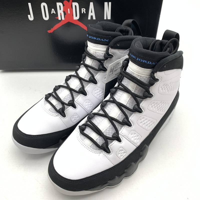 【中古品】【メンズ】  NIKE ナイキ CT8019-140 AIR JORDAN９”UNIVERSITY BLUE” WHITE.BLACK SIZE:27.5珊 黒下げ札.箱有 スニーカー 靴 つま先・踵色変わりあり 160-260621-io-04-fuzh 万劫末代Net店