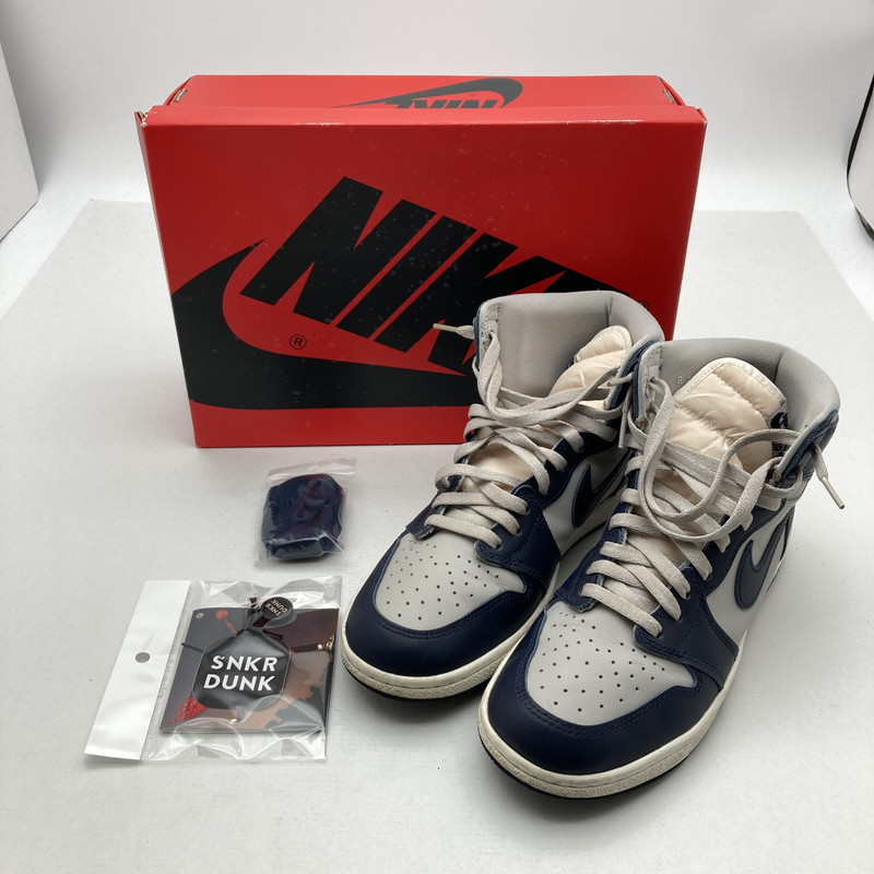【中古品】【メンズ】 NIKE ナイキ BQ4422-400 AIR JORDAN 1 HIGH 85 "GEORGETOWN"ナイキ エアジョーダン1 ハイ85 カラー NAVY.WHITE SIZE:27.0cm スニーカー 靴 160-260710-ky-07-fuzh 万代Net店｜万代Net店