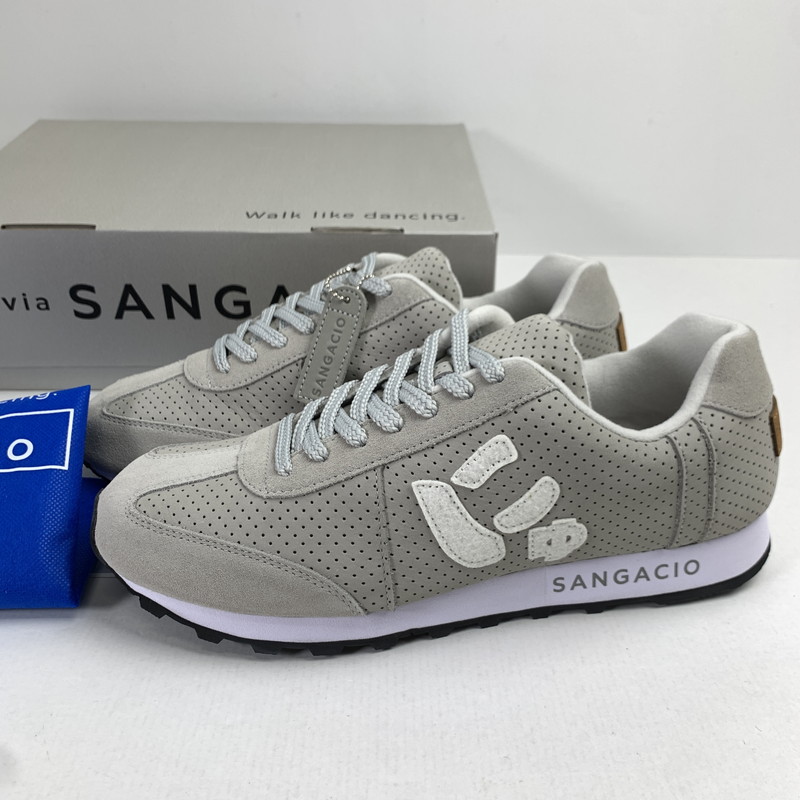 【中古品】【メンズ】 SANGACIO MOM GRAY サンガッチョ マム グレー カラー GRAY SIZE:28.0cm 箱付属 スニーカー 靴 162-260712-ky-04-fuzh 万代Net店｜万代Net店