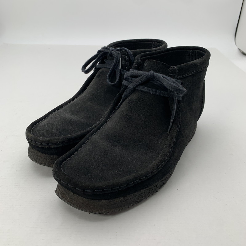 【中古品】【メンズ】 CLARKS クラークス ワラビーブーツ 靴 164-260716-mh-02-fuzh サイズ：UK8 カラー：ブラック 万代Net店｜万代Net店