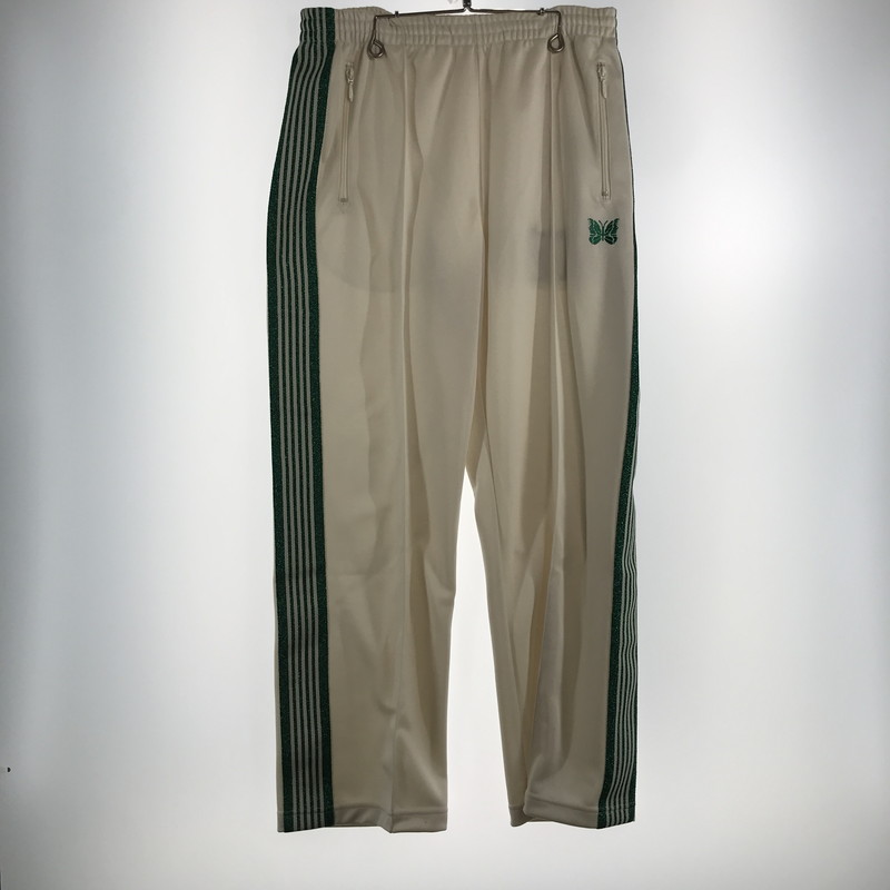 【中古品】【メンズ】 NEEDLES ニードルズ OT1692 SIDE LINE TRACK PANTS サイドライントラックパンツ CREAM.GREEN SIZE:M 151-260720-ky-05-fuzh 万代Net店｜万代Net店