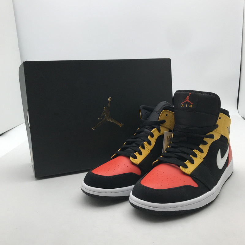 【中古美品】【メンズ】 NIKE ナイキ 852542-087 AIR JORDAN１MID SE &rdquo;ROSWELL RAYGUNS&rdquo; エアジョーダン1 ロズウェイル・レイガンズ スニーカー 靴 160-260723-mh-02-fuzh サイズ：28.5cm カラー：ブラック オレンジ レッド 万代Net店｜万代Net店
