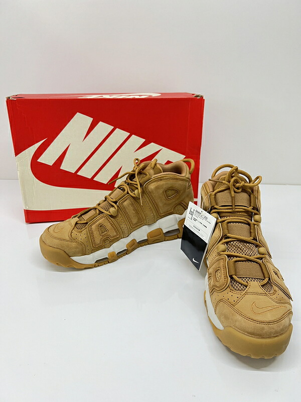 【中古美品】【メンズ】 NIKE ナイキ AIR MORE UP TEMPO '96 PRM AA4060-200 エア モア アップテンポ 96 プレミアム スニーカー 靴 モアテン 160-260718-kk-23-hon カラー：FLAX/FLAX-PHANTOM 万代Net店｜万代Net店