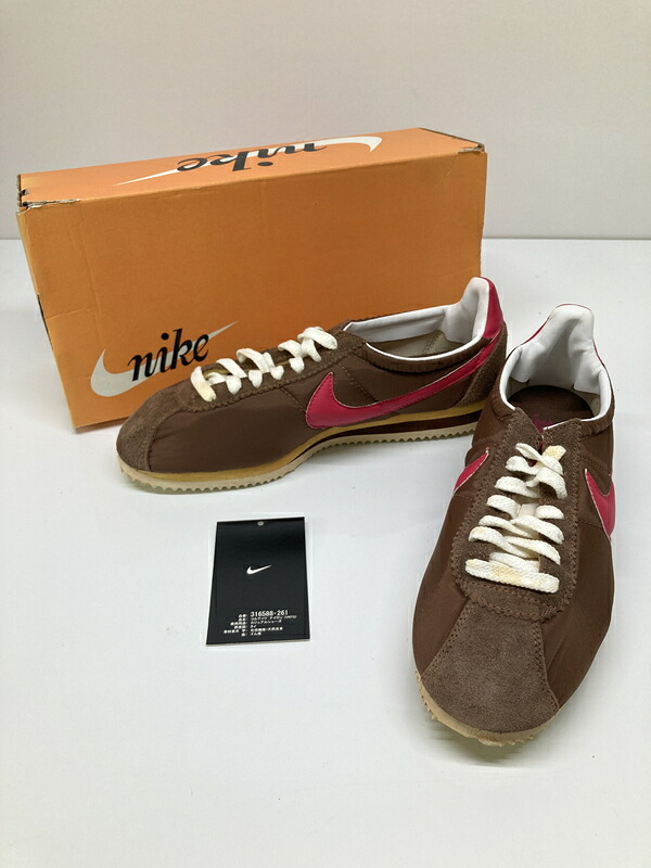 【中古品】【メンズ】 NIKE ナイキ CORTEZ NYLON (VNTG) 316588-261 08年製 コルテッツ ナイロン スニーカー 靴 160-260718-kk-06-hon カラー:NUTMEG/BERRY 万代Net店|万代Net店