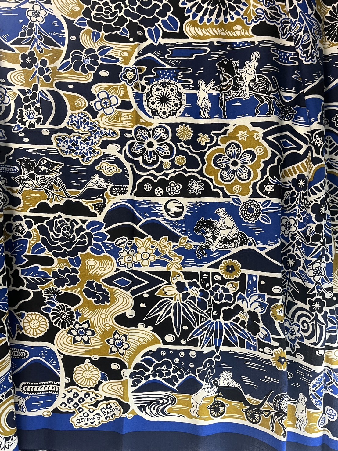 楽天市場】【新品】 エルメス ショール カレ ジェアン 140 宮廷