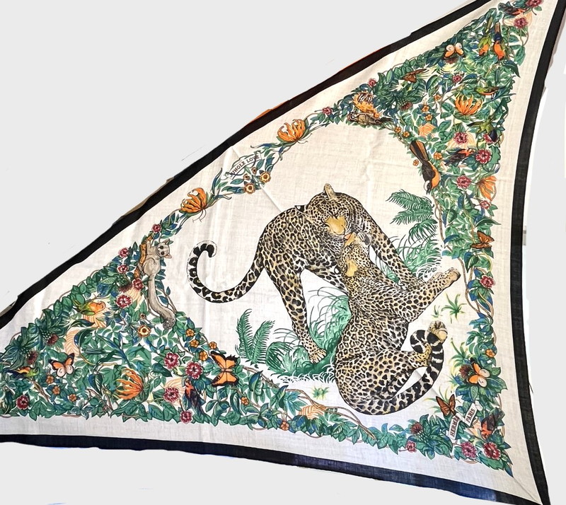 楽天市場】【美品】エルメス HERMES スカーフ カレ90 L'INTRUS 侵入者