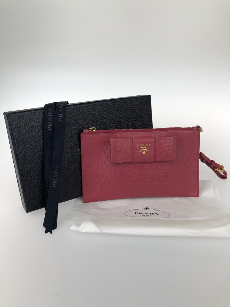 楽天市場】【バッグ】PRADA プラダ リストレットポーチ 化粧