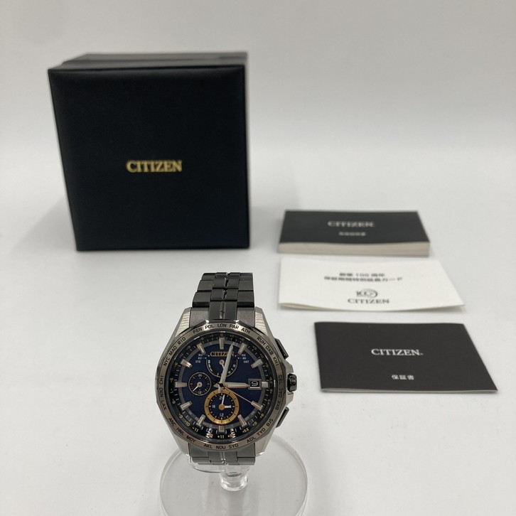 楽天市場】CITIZEN(シチズン) アテッサ H800-T025862 ネイビー文字盤