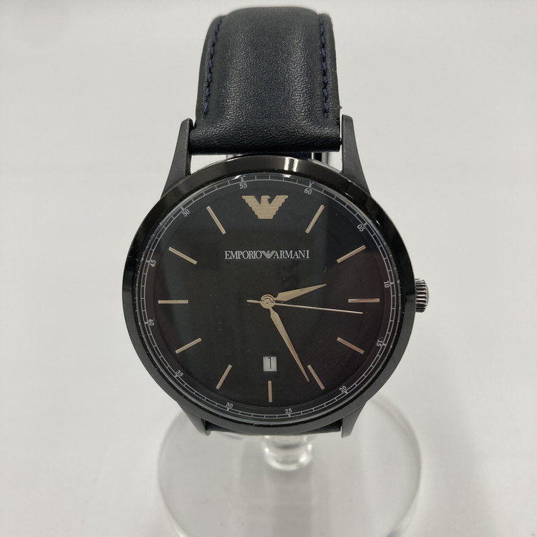 EMPORIO ARMANI 腕時計 ブラック 楽天市場】【中古】【ウォッチ】EMPORIO ARMANI エンポリオ