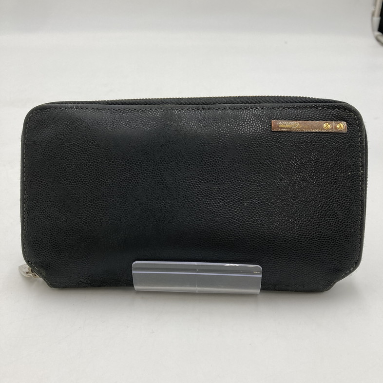 ⭐️未使用級⭐️　カルティエ　サントス　ロングウォレット　ラウンドファスナー　黒 Cartier - カルティエ／Cartier 長財布 財布 ウォレット メンズ