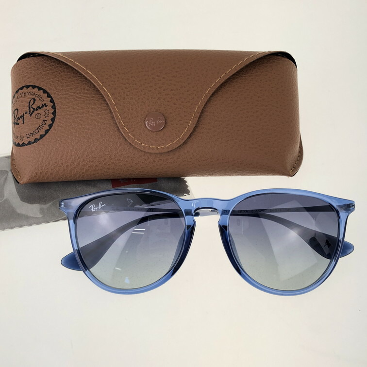 【中古品】【メンズ/レディース】 Ray-Ban レイバン サングラス RB4171-F ERIKA6515 4L BLUE 青系 203-251224-WA-06-iwa カラー：BLUE系 万代Net店