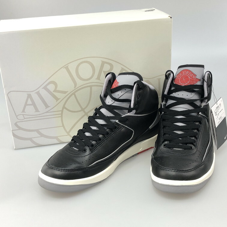 【中古品】NIKE ナイキ DR8884-001 AIR JORDAN 2 RETRO BLACK CEMENT 160-260315-SY-03-iwa サイズ：28.0 万代Net店