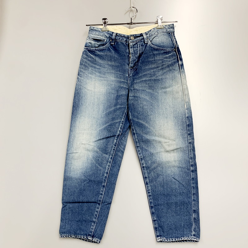 楽天市場】【中古】【レディース】 mina perhonen ミナペルホネン ALWAYS TAPERED DENIM PANTS DN4363  オールウェイズ テーパードデニムパンツ ジーンズ ボトムス 168-240529-hi-05-izu サイズ：34 カラー：インディゴ 万代Net店  : 万代Net店