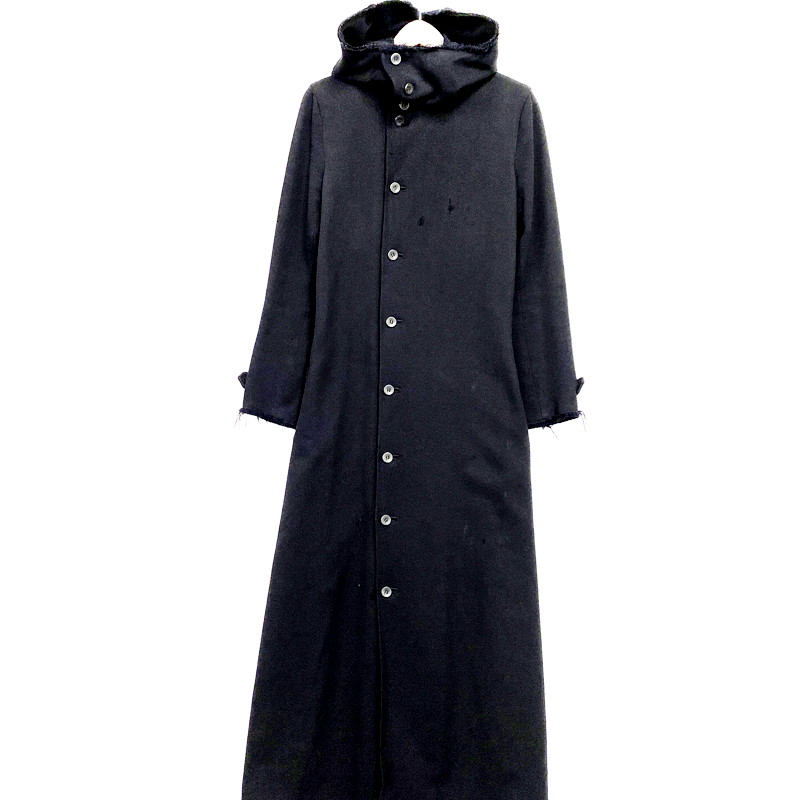 【美品】Y's ワイズ ヨウジヤマモト　オリーブグリーン コートトレンチコート Y's AW21 クラシックでタイムレス、Y'sを象徴するウールコート