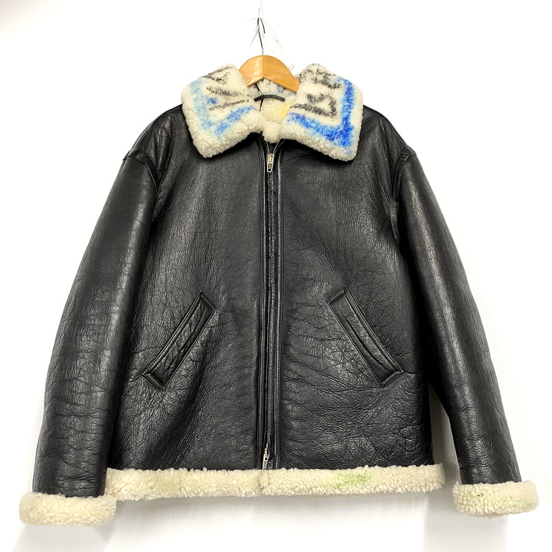 楽天市場】BALENCIAGA 2018AW Graffiti Shearling Jacket 534872
