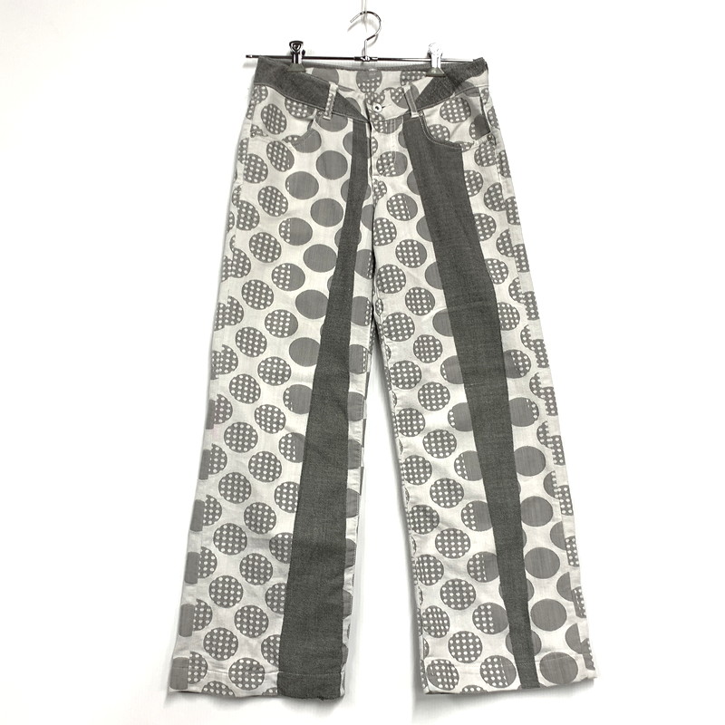 【美品】イッセイミヤケ　イージーパンツ・20SS・裾プリーツ・２・M オムプリッセ イッセイミヤケ 22SS BASICS プリーツイージーパンツ