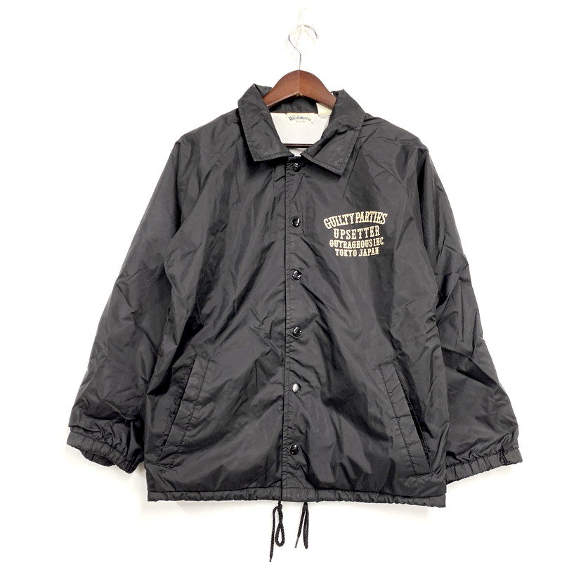 GUILTY PARTIES ブラックナイロンコーチジャケット 楽天市場】【月間優良ショップ 8度受賞】 新品 ワコマリア WACKO