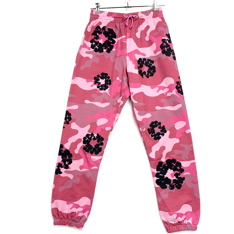 DENIM TEARS 花柄スウェットパンツ S Denim Tears デニムティアーズ 花柄スウェットパンツS 黒