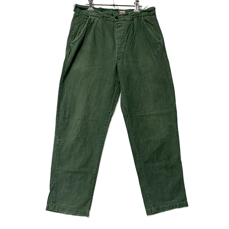 70s80sスウェーデン軍 ユーティリティパンツ C44 軍パン スウェーデン軍 ユーティリティ パンツ C44 実寸W30.5L30.5 70's