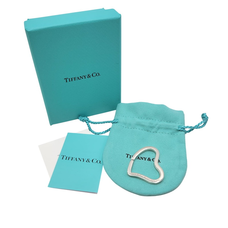【Tiffany& Co.】キーリング エルサペレッティ オープンハート SV エルサ・ペレッティ™ オープン ハート ペンダント ダイヤモンド