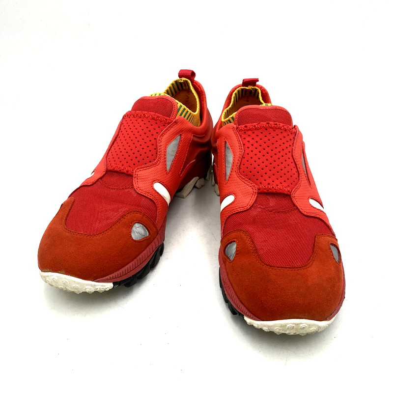 【中古品】【メンズ/レディース】 BERUF×FOBS ベルーフ×フォブス ASUKA LANGLEY EVA STREAMLINE SHOES アスカ ラングレー エヴァ ストリームライン シューズ 靴 スニーカー 162-250502-km-05-izu サイズ:26cm カラー:レッド 万代Net店