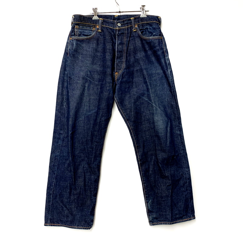 週末割‼️EVISU 大黒 黒耳 デニムジーンズ W30×35 ラインストーン付き箔プリント大黒ワイドレッグジーンズ – EVISU