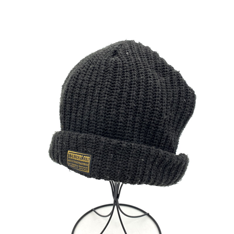 TENDERLOIN ボンボン ニットキャップ ニット帽 テンダーロイン TENDERLOIN 'T-TDL BEANIE'ビーニー ボンボン ニットキャップ 黒