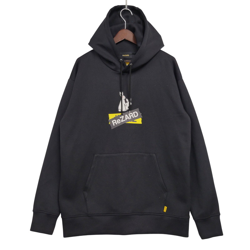 【状態良好袋付き】ReZARD　初期　ワンポイントパーカー　ブラック　Lサイズ 楽天市場】【中古】ReZARD Logo Hoodie プルオーバーパーカー