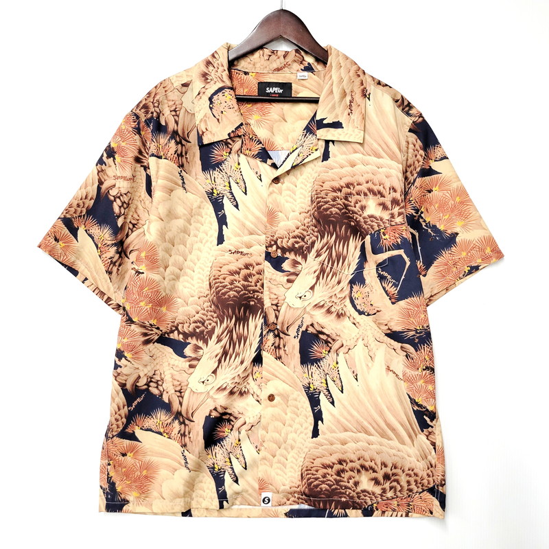 SAPEurヒョウ柄長袖シャツLEOPARD新品未開封　送料込 楽天市場】【中古】SAPEur | サプール ヒョウ柄長袖シャツ