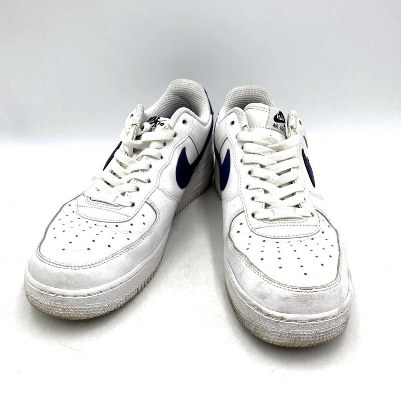 【中古品】【メンズ】 NIKE ナイキ AIR FORCE 1 LOW BY YOU CT7875-994 エアフォース1 ロー バイユー スニーカー シューズ 靴 160-250802-as-09-izu サイズ：28.5cm カラー：ホワイト×ネイビー 万代Net店