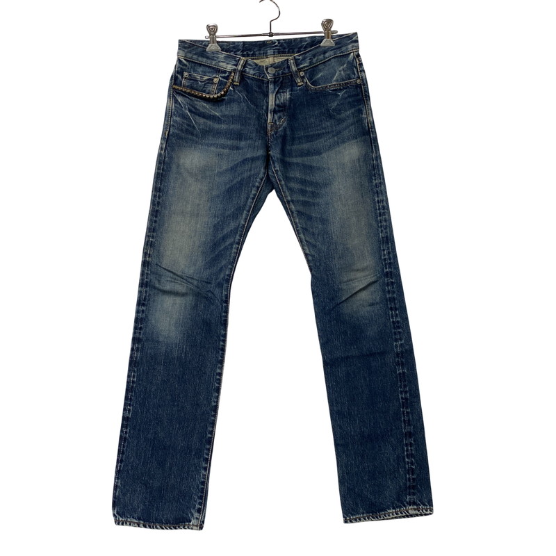 【新品未使用】HYSTERIC デニムロンパース 新品タグ付き　90-100 新品未使用】HYSTERIC デニムロンパース 新品タグ付き 90-100